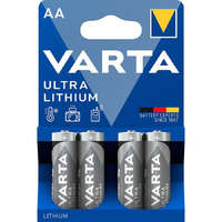 VARTA Varta Ultra L91 R6 AA lítium elem 4 db