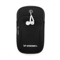 Wozinsky Wozinsky karpánt futó karszalag telefonhoz fekete WABBK1