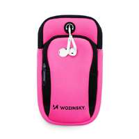 Wozinsky Wozinsky futó karpánt telefontartó karszalag, rózsaszín WABPI1