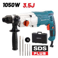 <p><a href="https://www.elefantszerszam.hu/BORMANN-Lite"><img src="https://shop.unas.hu/shop_ordered/69983/pic/BORMANN-2.png" width="150" height="63" alt="" /></a></p> BORMANN Pro Fúró-vésőkalapács 1050W, SDS-Plus, 3,5J (BPH3030)