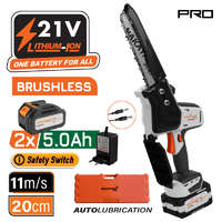 <p><a href="https://www.elefantszerszam.hu/NAKAYAMA-PRO"><img src="https://shop.unas.hu/shop_ordered/69983/pic/NAKAYAMAPRO.png" width="150" height="63" alt="" /></a></p> NAKAYAMA PRO Akkus mini láncfűrész 21V, szénkefe nélküli, 20 cm láncvezető, 1.4Kg, 1/4"1.1mm 47 szem 11m/s, 2x 5Ah, Automata (EC1520)