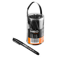 <p><a href="https://www.elefantszerszam.hu/NEO"><img src="https://shop.unas.hu/shop_ordered/69983/pic/1.jpg" width="150" height="58" alt="" /></a></p> NEO Jelölőfilc, vízálló olajalapú festékkel, fekete, normál hegyű, (13-855)