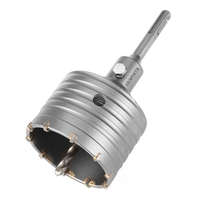 <!HTML KOD><p><a href="https://www.elefantszerszam.hu/GRAPHITE"><img src="https://shop.unas.hu/shop_ordered/69983/pic/2.jpg" width="160" height="53" alt="" /></a></p> GRAPHITE Koronafúró, körkivágó, 80 mm, SDS PLUS szárral és központfúróval (55H322)