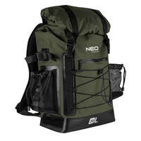 <!HTML KOD><p><a href="https://www.elefantszerszam.hu/NEO"><img src="https://shop.unas.hu/shop_ordered/69983/pic/1.jpg" width="150" height="58" alt="" /></a></p> NEO Vízálló hátizsák 600D, 30L, 32x63x18cm, sötétzöld (63-131)