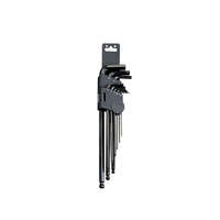 <!HTML KOD><p><a href="https://www.elefantszerszam.hu/Genius-Tools"><img src="https://shop.unas.hu/shop_ordered/69983/pic/genius.jpg" width="140" height="81" alt="" /></a>< Genius Tools imbuszkulcs készlet, L-alakú, gömbvégű, colos, 9 darabos (HK-009SB)