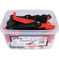 <p><a href="https://www.elefantszerszam.hu/YATO"><img src="https://shop.unas.hu/shop_ordered/69983/pic/YatoLogo.jpg" width="120" height="29" alt="" /></a></p> YATO Csempe szintező rendszer 1 mm 100+50+50+fogó (YT-36931)