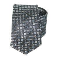  Exkluzív selyem nyakkendő - Szürke mintás