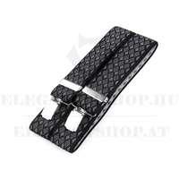 Férfi nadrágtartó - Fekete mintás