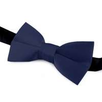 Gyerek szatén csokornyakkendő - Sötétkék