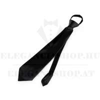  Szatén állítható nyakkendő - Fekete