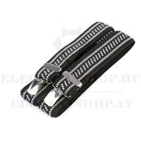 Férfi nadrágtartó - Fekete mintás