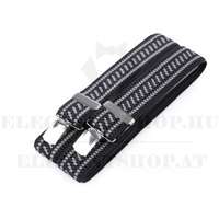 Férfi nadrágtartó - Fekete mintás