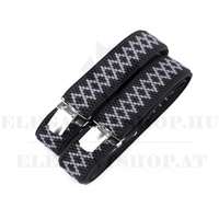 Férfi nadrágtartó - Fekete mintás