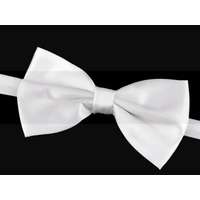 Szatén csokornyakkendő - Fehér