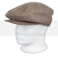 Férfi Mici sapka - Drapp kockás