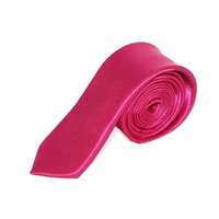  Szatén slim nyakkendő - Pink