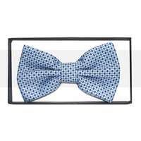 Díszdobozos mintás csokornyakkendő - Kék pöttyös