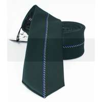  NM slim nyakkendő - Fekete-kék csíkos
