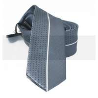  NM slim nyakkendő - Szürke csíkos