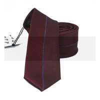 NM slim nyakkendő - Bordó csíkos