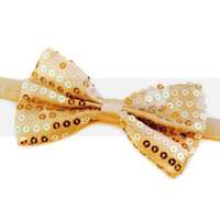 Flitteres csokornyakkendő - Arany