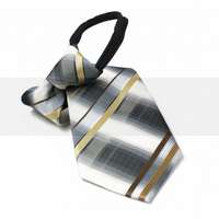  NM Állítható gyereknyakkendő - Szürke-drapp mintás