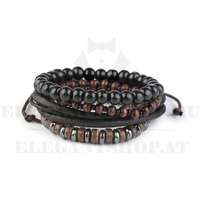 Férfi ekobőr karkötő szett