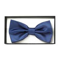 Díszdobozos szövött csokornyakkendő - Sötétkék