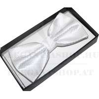 NM Díszdobozos csokornyakkendő - Fehér kockás