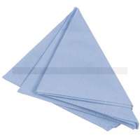 100 % pamut díszzsebkendő - Világoskék