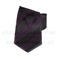  NM classic nyakkendő - Lila-fekete csíkos