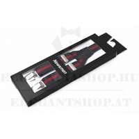 Férfi nadrágtartó - Kék-piros csíkos