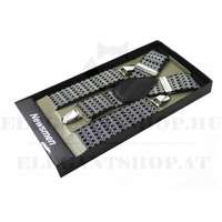 Férfi nadrágtartó - Fekete mintás