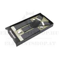 Férfi nadrágtartó - Fekete mintás