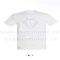 Férfi 100% pamut r.u póló - Fehér