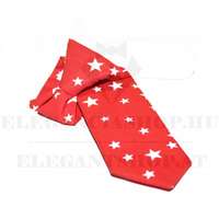 Gumis pamut gyereknyakkendő - Piros-fehér csillag