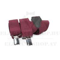 NYS Férfi nadrágtartó - Bordó