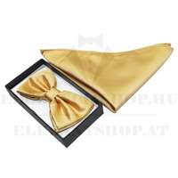 NM Szatén csokornyakkendő szett - Arany
