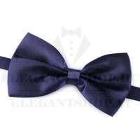 Szatén csokornyakkendő - Sötétkék