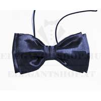 Kiskedvenc szatén csokornyakkendő - Sötétkék