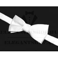 NM Gyerek szatén csokornyakkendő - Fehér