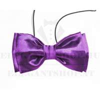Gyerek szatén gumis csokornyakkendő - Lila