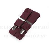 Férfi nadrágtartó - Bordó