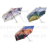  Női mini összecsukható esernyő fémes