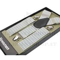 Férfi nadrágtartó - Szürke mintás