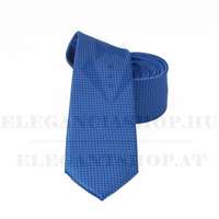  NM slim szövött nyakkendő - Kék aprópöttyös
