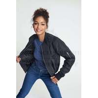 FRANKIE Bomber Kabát - Fekete