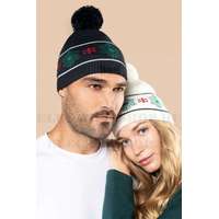 Unisex téli kötött bojtos sapka