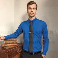 Slim h.u pamut puplin ing - Királykék