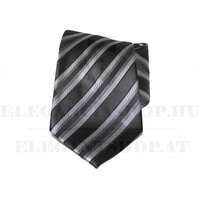  NM classic nyakkendő - Fekete-szürke csíkos